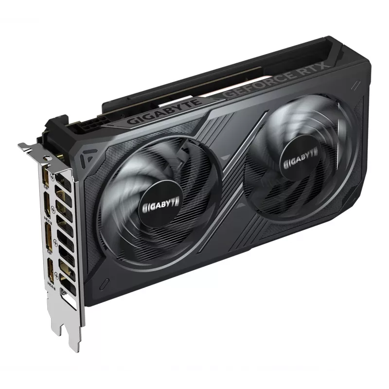 GIGABYTE GeForce RTX 5050 WINDFORCE OC 8G Placa gráfica - 8GB GDDR6, 128bit, PCI-E 5.0, 2587MHz Frequência do núcleo, 2 x DP, 2 x HDMI, NVIDIA DLSS 4, GV-N5050WF2OC-8GD