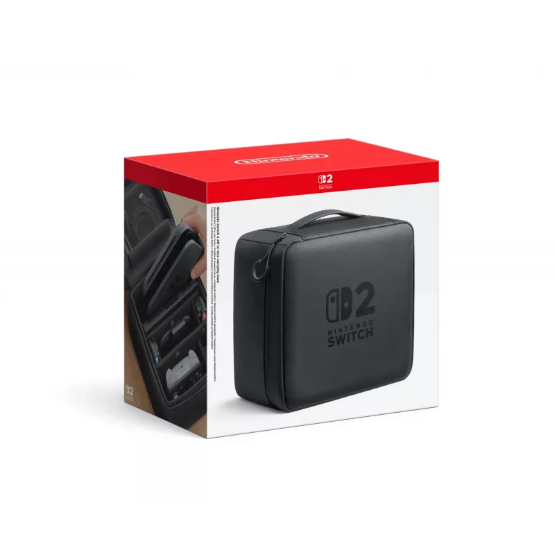 Nintendo Switch 2 All-In-One Carrying Case, mala de viagem, Nintendo, Preto, Nintendo Switch 2, Zipper