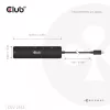 CLUB3D CSV-2553 Hub de interfaces USB Type-C 5000 Mbit/s Preto