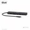 CLUB3D CSV-2553 Hub de interfaces USB Type-C 5000 Mbit/s Preto