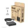 CLUB3D USB-C® comutador bidirecional de vídeo + dados + PD, USB Type-C, 2x DisplayPort, 7680 x 4320 Píxeis, Preto, 8K Ultra HD, 120 Hz