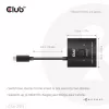 CLUB3D USB-C® comutador bidirecional de vídeo + dados + PD, USB Type-C, 2x DisplayPort, 7680 x 4320 Píxeis, Preto, 8K Ultra HD, 120 Hz