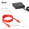 CLUB3D USB-C® comutador bidirecional de vídeo + dados + PD, USB Type-C, 2x DisplayPort, 7680 x 4320 Píxeis, Preto, 8K Ultra HD, 120 Hz
