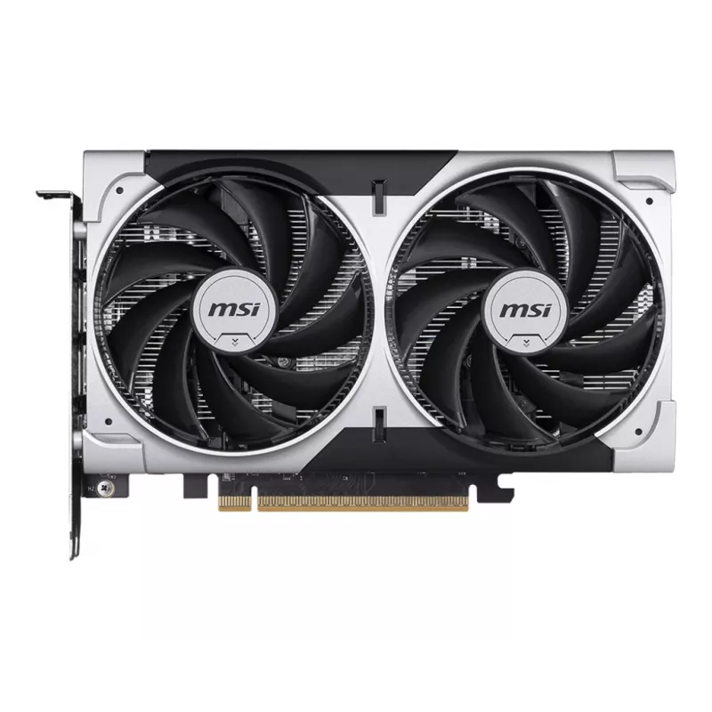Placa gráfica MSI GeForce RTX 5050 8 GB GDDR6, PCIe 5.0, 2560 CUDA, 2602 MHz Boost, 128-Bit, 3x DP 2.1b + 1x HDMI 2.1b, 130 W, 2 ventoinhas