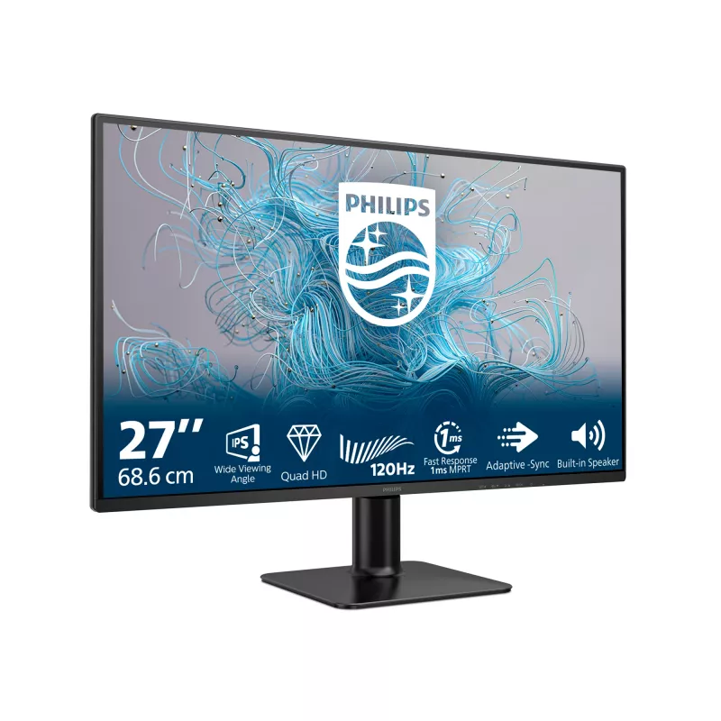 Philips 2000 series 27E2N2500/00 Monitor de computador 68,6 cm (27 polegadas) 2560 x 1440 Píxeis Quad HD LCD Preto
