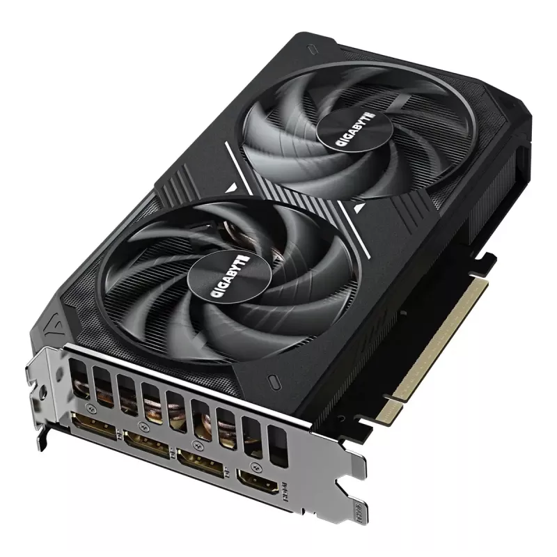 Placa gráfica GIGABYTE GeForce RTX 5060 Ti 16GB GDDR7 PCIe 5.0, 128-Bit, 28000 MHz, WINDFORCE 2X, 2-Slot, 208×120×40 mm