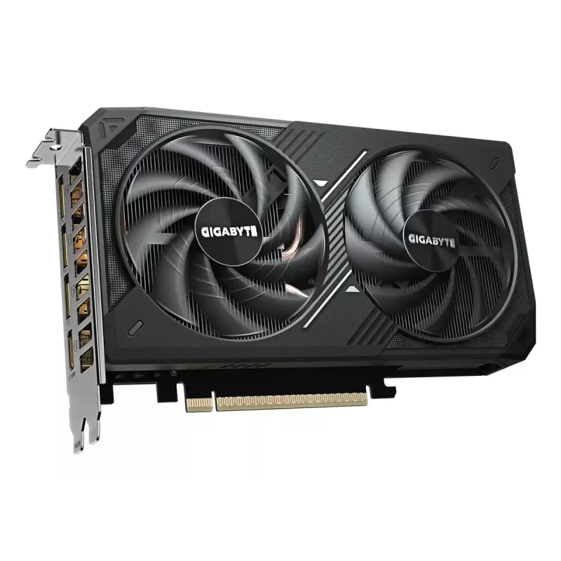 Placa gráfica GIGABYTE GeForce RTX 5060 Ti 16GB GDDR7 PCIe 5.0, 128-Bit, 28000 MHz, WINDFORCE 2X, 2-Slot, 208×120×40 mm