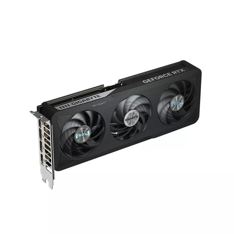 GIGABYTE GeForce RTX 5060 Ti EAGLE MAX OC 16G Placa gráfica - 16 GB GDDR7, 128 Bit, PCI-E 5.0, 2617 MHz Frequência do núcleo, 3 x DP, 1 x HDMI, NVIDIA DLSS 4, GV-N506TEAGLEMAX OC-16GD