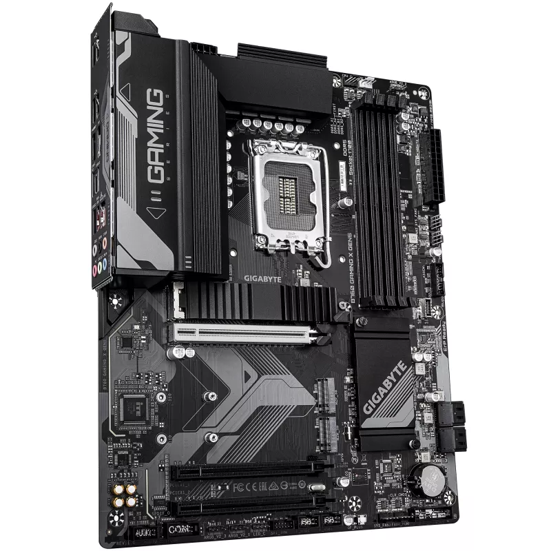 Placa-mãe GIGABYTE B760 GAMING X GEN5 - Compatível com CPUs Intel Core de 14.ª geração, VRM de 8+1+1 fases, até 5600MHz DDR5, 3xPCIe 4.0 M.2, LAN 2.5 GbE, USB 3.2 Gen 2
