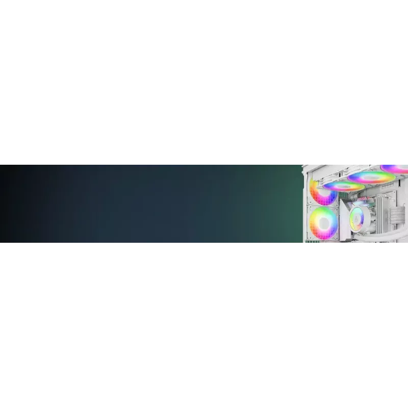 Ventoinha ARCTIC P14 Pro A-RGB (branco) 140 mm A-RGB-PWM com divisor de cabo