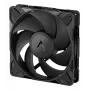Ventoinha ARCTIC P14 Pro PST 140 mm PWM com divisor de cabo, ventoinha, 14 cm, 400 rpm, 2500 rpm, 186 m³/h, preto