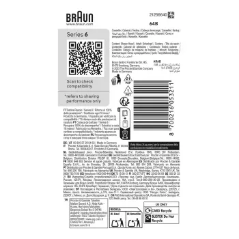 Braun, Series 6 - Cabeça de corte de substituição