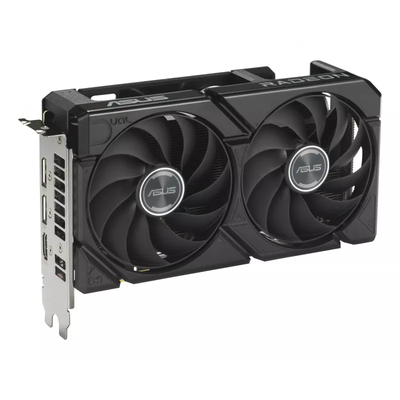 Placa gráfica ASUS Dual Radeon RX 9060 XT 16 GB GDDR6, 128 bits, PCIe 5.0, 2 ventoinhas