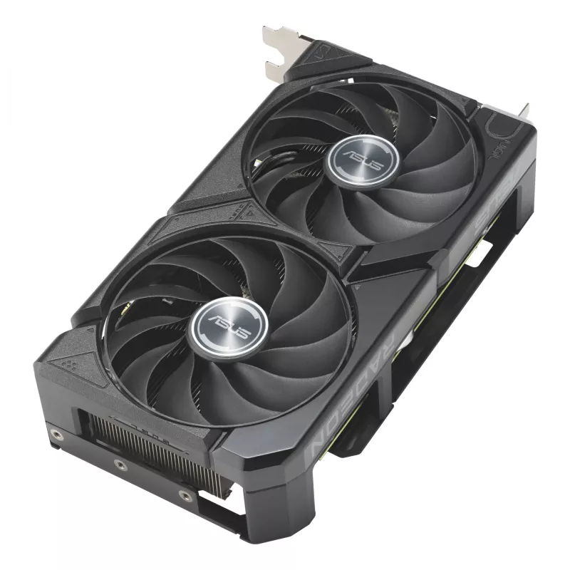 Placa gráfica ASUS Dual Radeon RX 9060 XT 16 GB GDDR6, 128 bits, PCIe 5.0, 2 ventoinhas