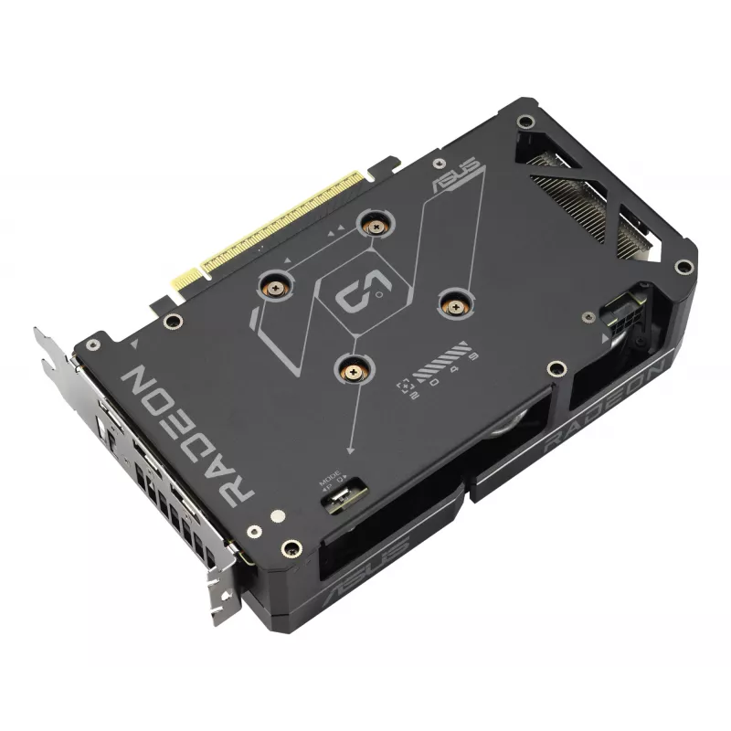 Placa gráfica ASUS Dual Radeon RX 9060 XT 16 GB GDDR6, 128 bits, PCIe 5.0, 2 ventoinhas