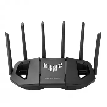 Router wireless ASUS 90IG0A30-MO9C00 2,5 Gigabit Ethernet tri-band (2,4 GHz / 5 GHz / 6 GHz) preto