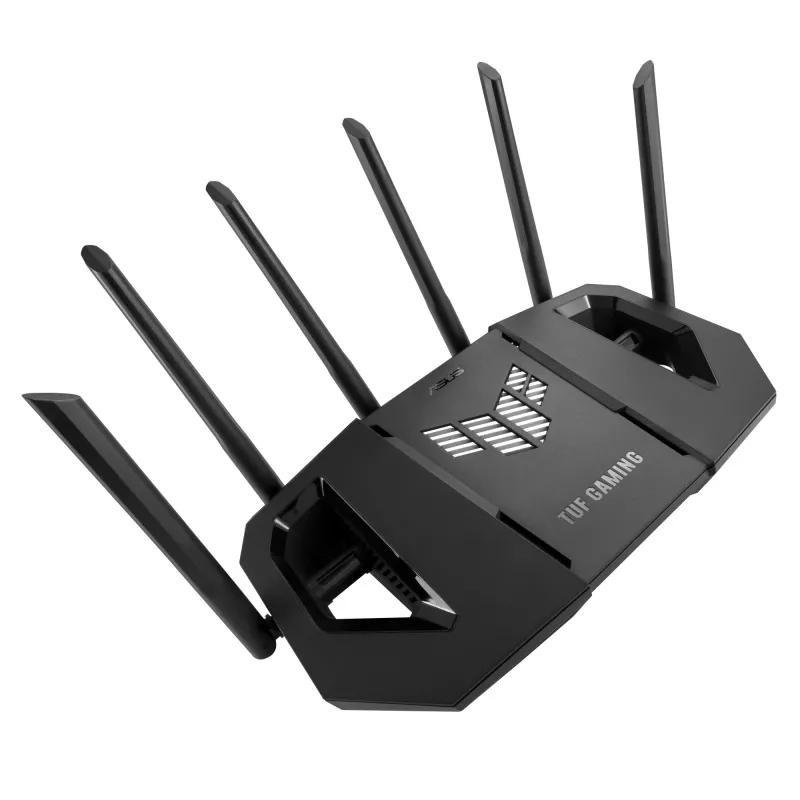 Router wireless ASUS 90IG0A30-MO9C00 2,5 Gigabit Ethernet tri-band (2,4 GHz / 5 GHz / 6 GHz) preto