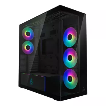 Caixa para PC ARCTIC Xtender (Mirror Black) Midi-Tower preto