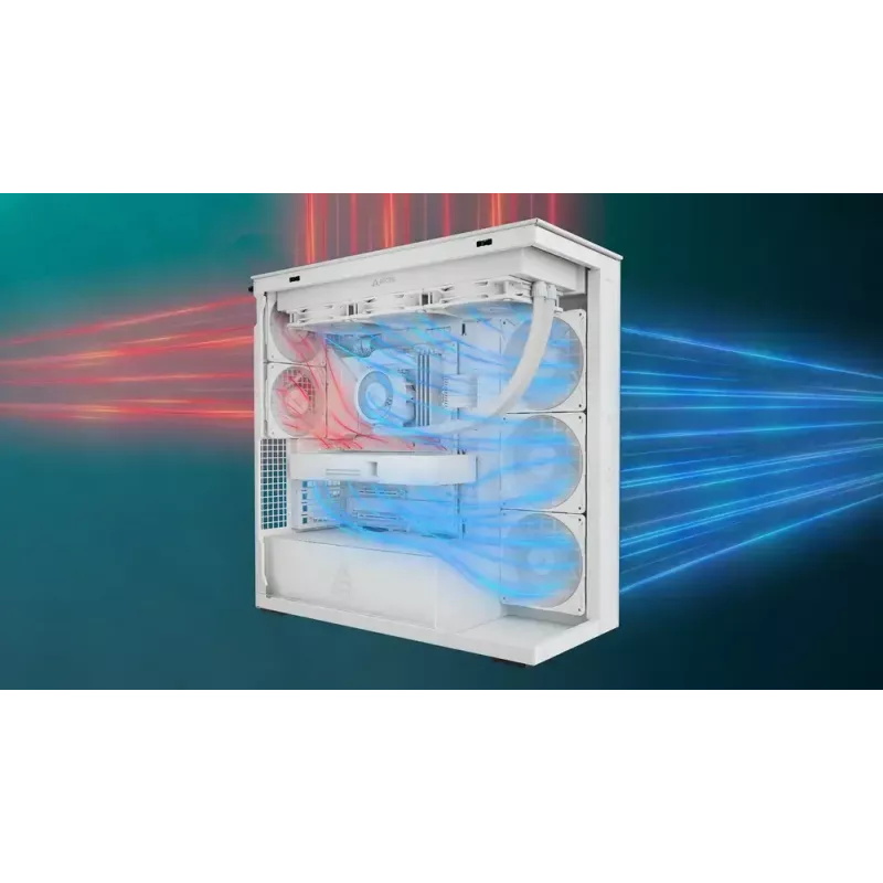 ARCTIC Xtender (branco) caixa de PC E-ATX Premium