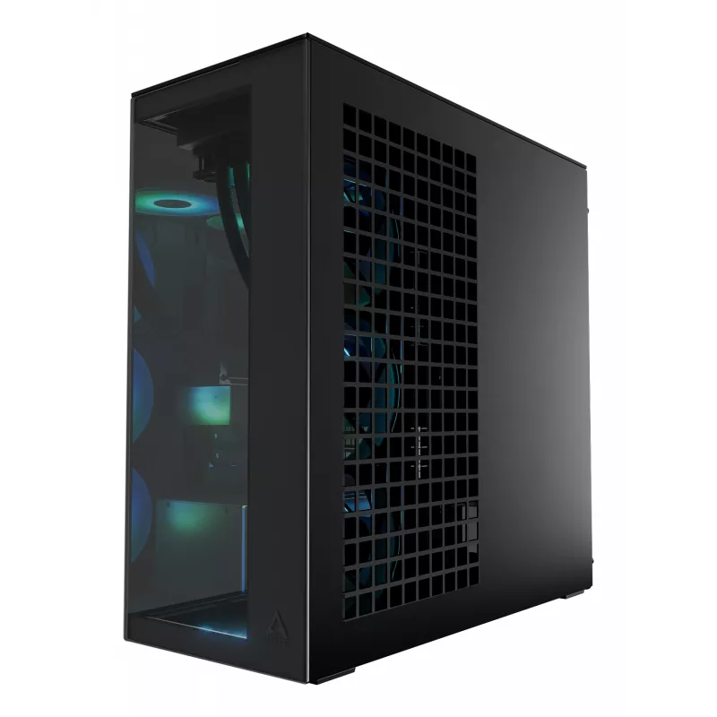 ARCTIC Xtender (preto) caixa de PC E-ATX Premium, Midi-Tower, PC, preto, EATX, metal, vidro temperado, gaming