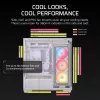 CORSAIR Midi Tower 3500X RS-R ARGB branco