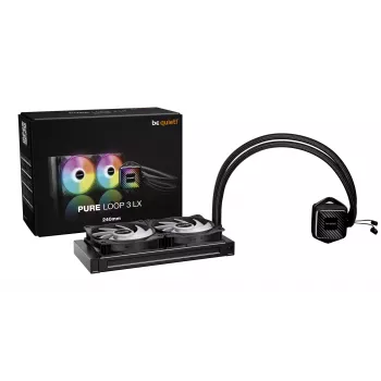 be quiet! PURE LOOP 3 LX refrigeração líquida All-in-One para processador 12 cm preto 1 unidade