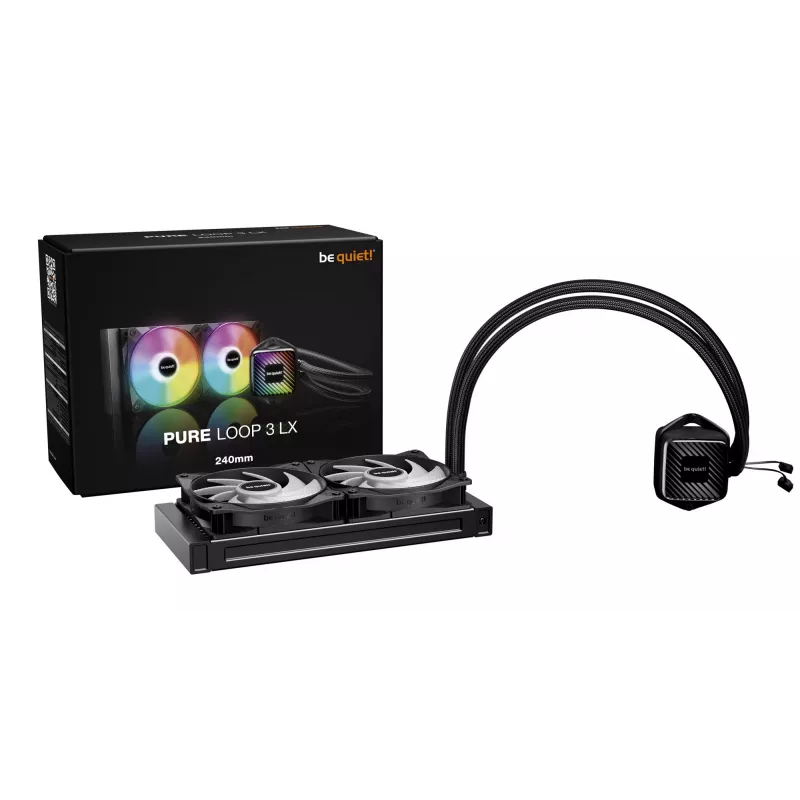 be quiet! PURE LOOP 3 LX refrigeração líquida All-in-One para processador 12 cm preto 1 unidade