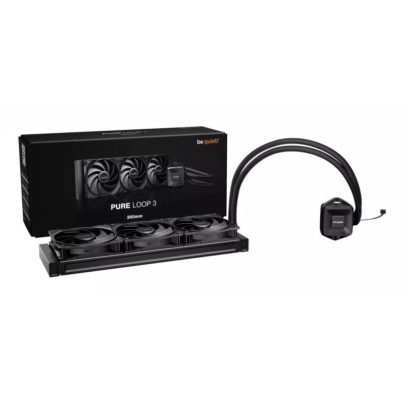 be quiet PURE LOOP 3 cooler líquido all-in-one para processador 12 cm preto 1 unidade