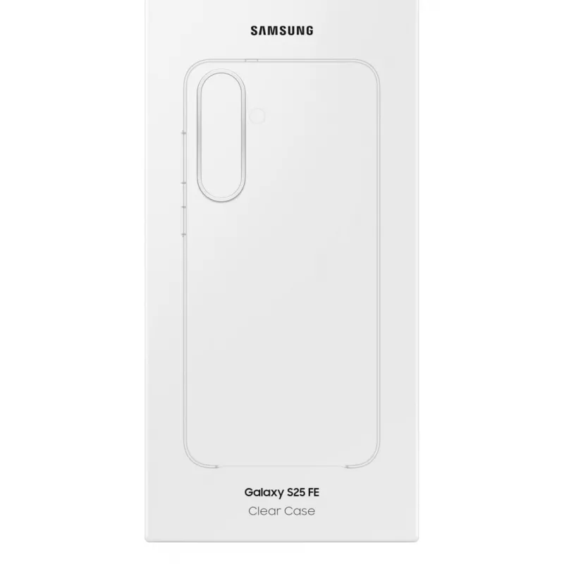Capa Samsung Clear para Galaxy S25 FE, capa, Samsung, Galaxy S25 FE, 17 cm (6,7 polegadas), transparente