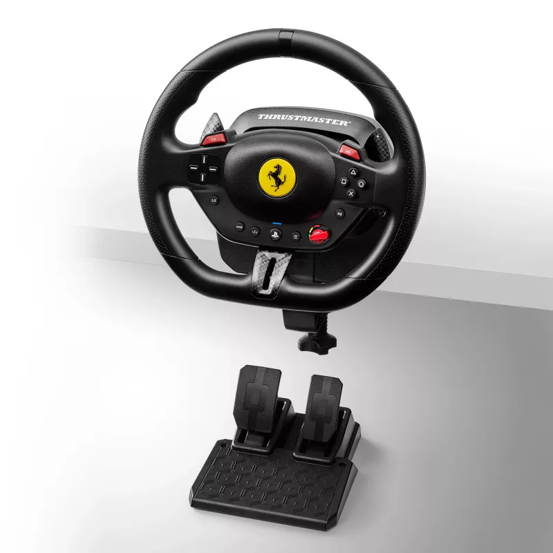 Thrustmaster T98-P FERRARI 296 GTB preto volante + pedais PC, PlayStation 4, PlayStation 5