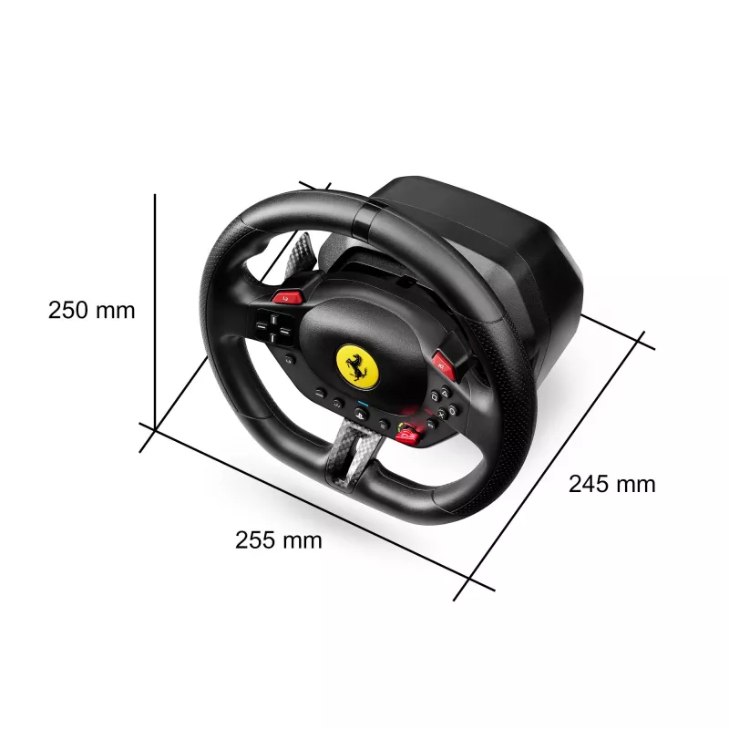 Thrustmaster T98-P FERRARI 296 GTB preto volante + pedais PC, PlayStation 4, PlayStation 5