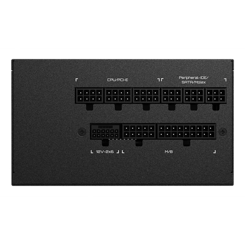 GIGABYTE UD750GM PG5 V2 fonte de alimentação – PCIe Gen 5.1, 80 PLUS Gold, estrutura totalmente modular, ventoinha de 120 mm, compatível com ATX 3.1, ficha EU