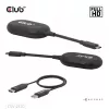 CLUB3D Wireless USB-C® para HDMI™, 1920 x 1080 píxeis, transmissor e recetor AV, com fios e sem fios, preto, HDCP