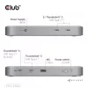 CLUB3D CSV-2563 Hub Thunderbolt™ 5 5-1 vídeo triplo 5K60Hz Thunderbolt™ Share certificado 180 W