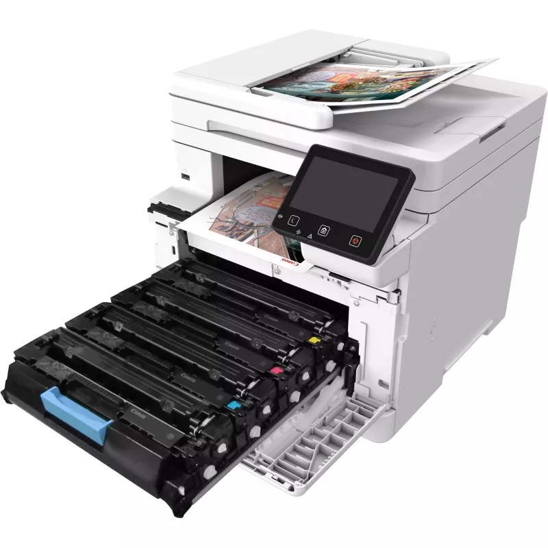 Multifunções laser Canon i-SENSYS MF664Cdw — cor, 1200x1200 DPI, 25 ppm, A4, Wi‑Fi, duplex