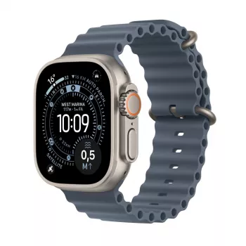 APPLE Watch Ultra 3 (2025) LTE 49mm caixa de titânio com Ocean Band - azul