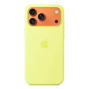 APPLE iPhone 17 Pro Max – capa de silicone com MagSafe – amarelo néon