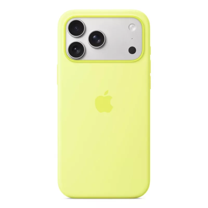 APPLE iPhone 17 Pro Max – capa de silicone com MagSafe – amarelo néon