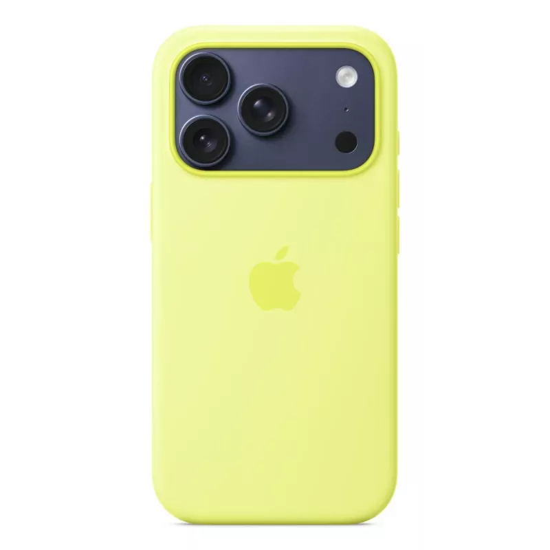 APPLE iPhone 17 Pro – capa de silicone com MagSafe – amarelo néon