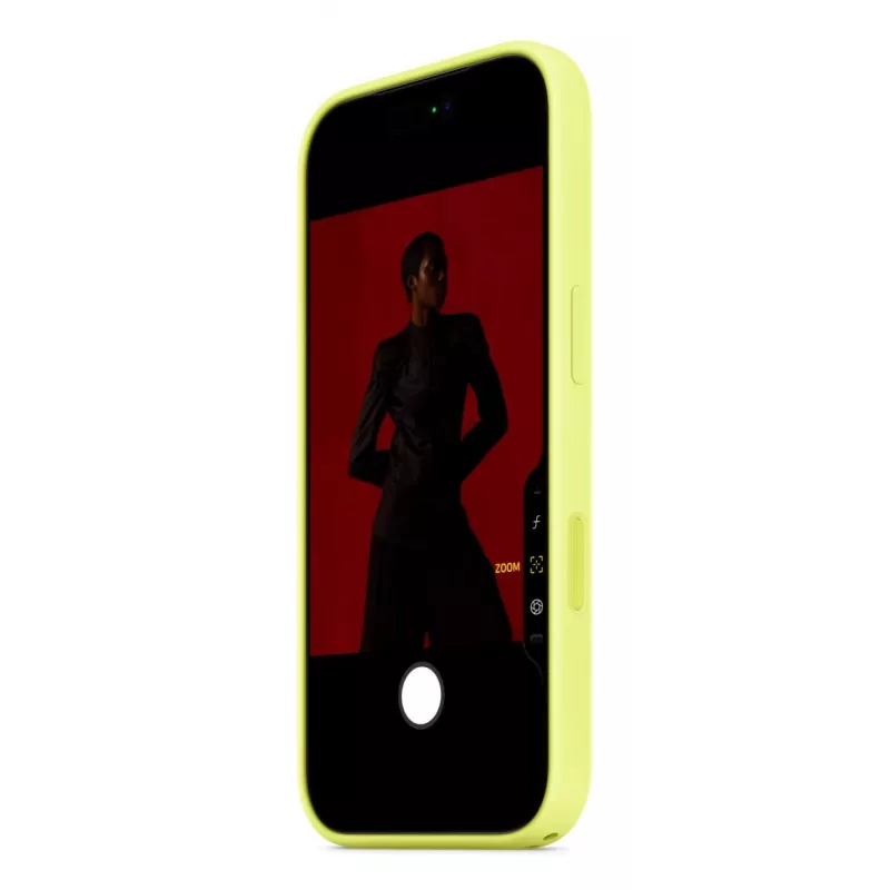 APPLE iPhone 17 Pro – capa de silicone com MagSafe – amarelo néon