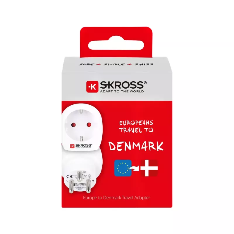 Adaptador de ficha de alimentação Type C Europlug Skross 1.500232-E
