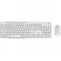 LOGITECH Mk295 Silent Wireless Combo, branco creme, QWERTY, dinamarquês/norueguês/sueco/finlandês