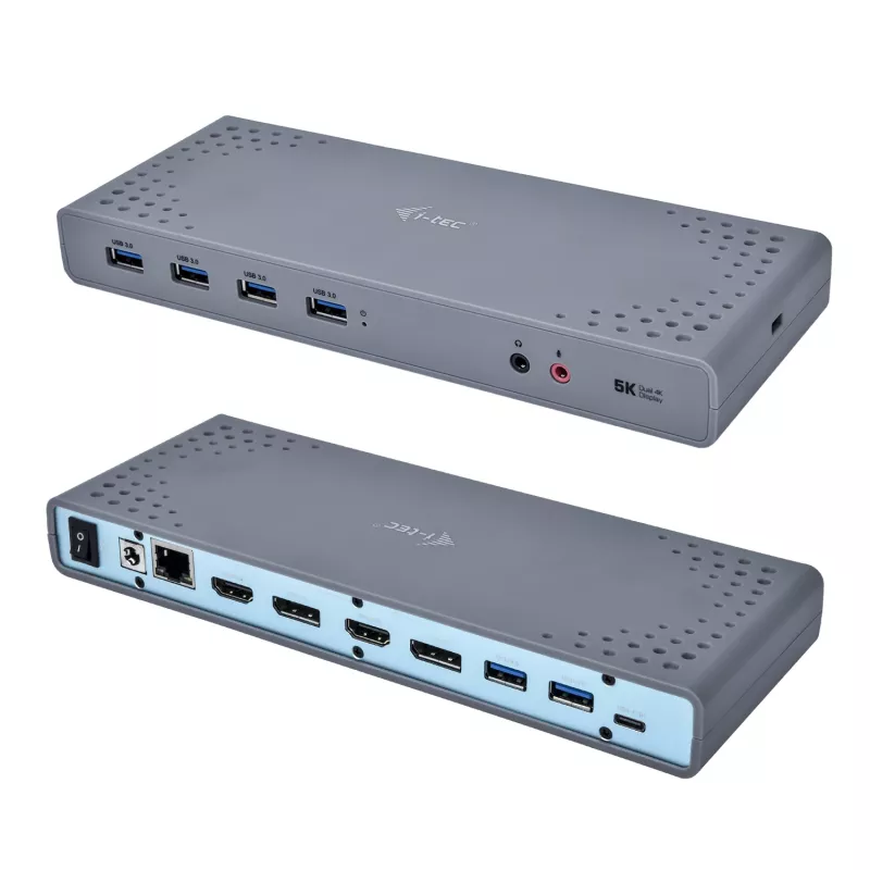 Docking station i-tec USB 3.0 / USB-C / Thunderbolt 3 com ecrã duplo