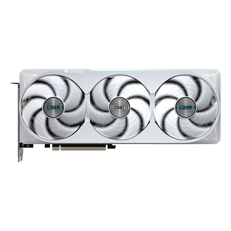 Placa gráfica GIGABYTE GeForce RTX 5070 Ti EAGLE OC ICE SFF 16G - 16 GB GDDR7, 256 bits, PCI-E 5.0, 2542 MHz de frequência do núcleo, 3 x DP 2.1a, 1 x HDMI 2.1b, NVIDIA DLSS 4, GV-N507TEAGLEOC ICE-16GD