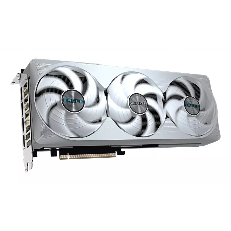 Placa gráfica GIGABYTE GeForce RTX 5070 Ti EAGLE OC ICE SFF 16G - 16 GB GDDR7, 256 bits, PCI-E 5.0, 2542 MHz de frequência do núcleo, 3 x DP 2.1a, 1 x HDMI 2.1b, NVIDIA DLSS 4, GV-N507TEAGLEOC ICE-16GD