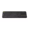 Teclado tátil sem fios LOGITECH K400 Plus - Preto - Qwerty UK
