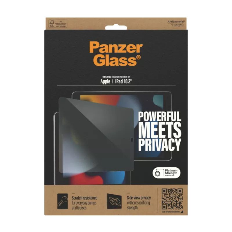 PanzerGlass ® Protetor de ecrã de privacidade iPad 10.2″ (2019, 2020-2021)