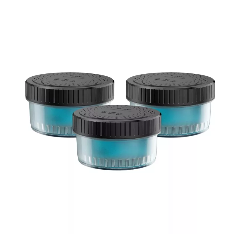 Philips Quick Clean Pod Cartucho CC13/50 pack de 3 cartuchos de limpeza para cabeças de máquina de barbear elétrica