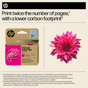 HP 924e EvoMore Magenta Cartucho de tinta original
