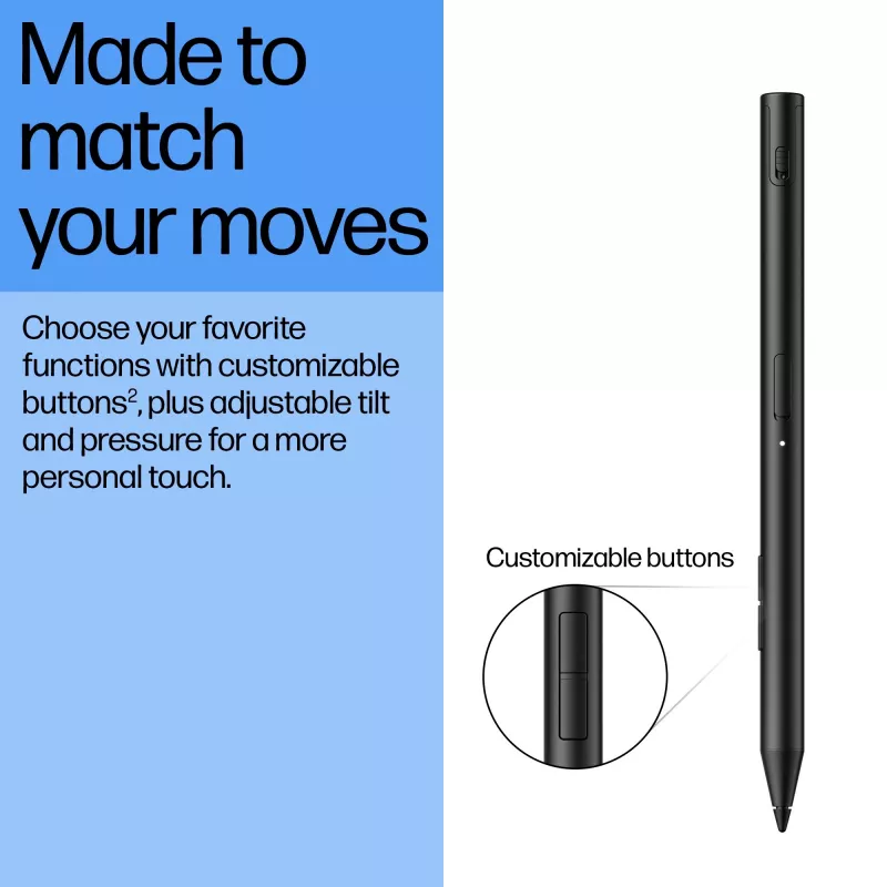 HP 705 Multi-Pen recarregável, portátil, HP, preto, integrado, iões de lítio (Li-Ion), China